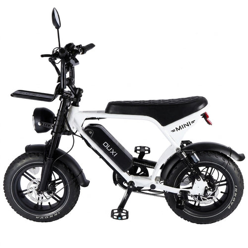 E-bike Ouxi V8 Ultra Mini Fat 250W 48V a doppia sospensione