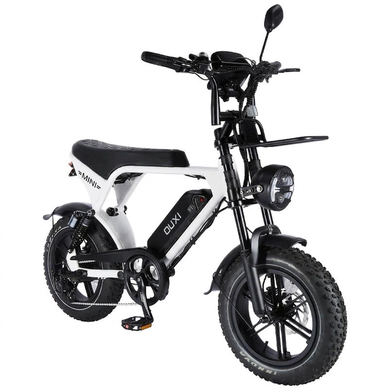 E-bike Ouxi V8 Ultra Mini Fat 250W 48V a doppia sospensione
