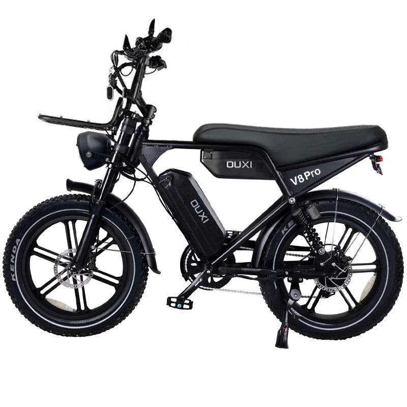 E-Bike Fat Ouxi V8 Pro 250W 48V Doppia Batteria Full Suspension