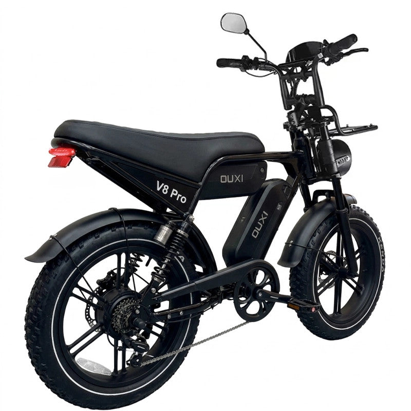 E-Bike Fat Ouxi V8 Pro 250W 48V Doppia Batteria Full Suspension